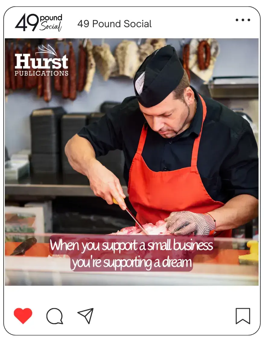 Chef in apron preparing food for customer.
